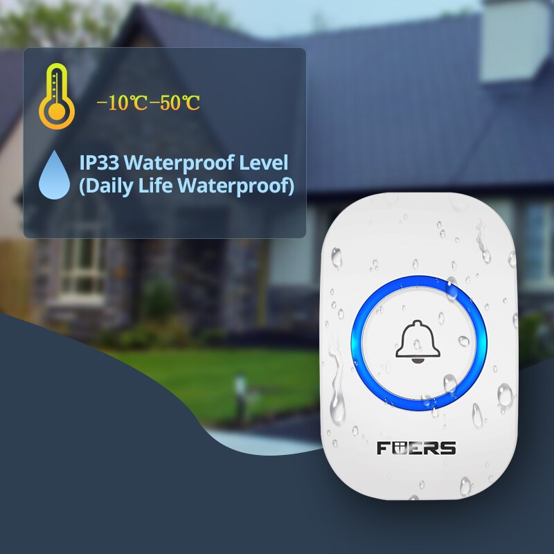 Fuers bel pintu nirkabel, taha - Home Security Bell ulasan dan harga