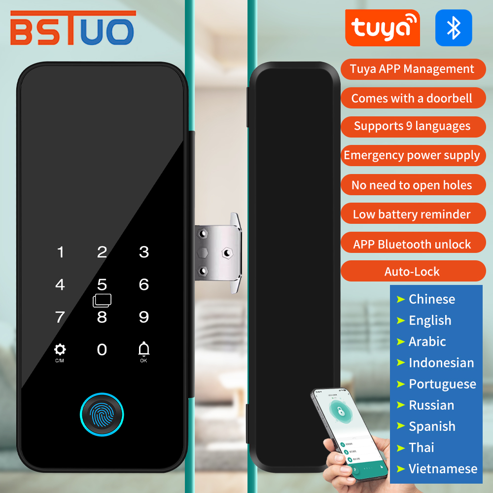 Kunci Pintu Kaca Pintar Multif - Home Security Keypad ulasan dan harga