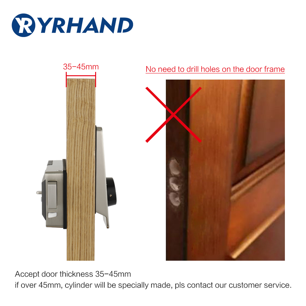 Tahan Air Smart Pintu Rim Kunc - Home Security Keypad ulasan dan harga