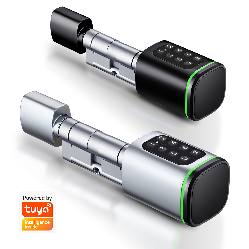 Kunci Silinder Pintar Tuya 60- - Home Security Keypad ulasan dan harga