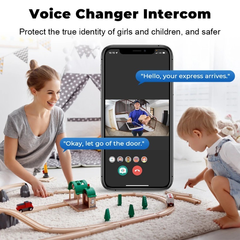 Bel Pintu Wifi Rumah Pintar Ka - Home Security Kamera ulasan dan harga