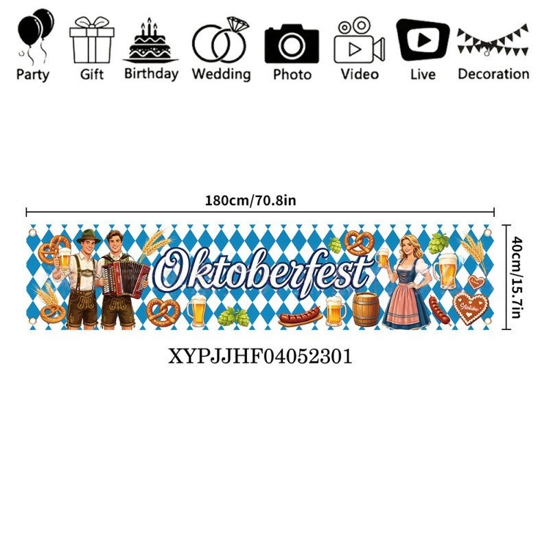 Spanduk Festival Bir Jerman Ok - Home Security Yard Sign ulasan dan harga